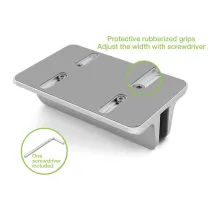 Techly 368970 Pionowy regulowany stojak na laptopa notebooka