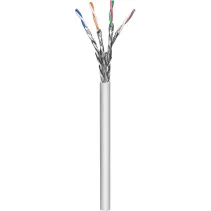 Kabel skrętka Cat7a SFTP 305m 100% CU szary