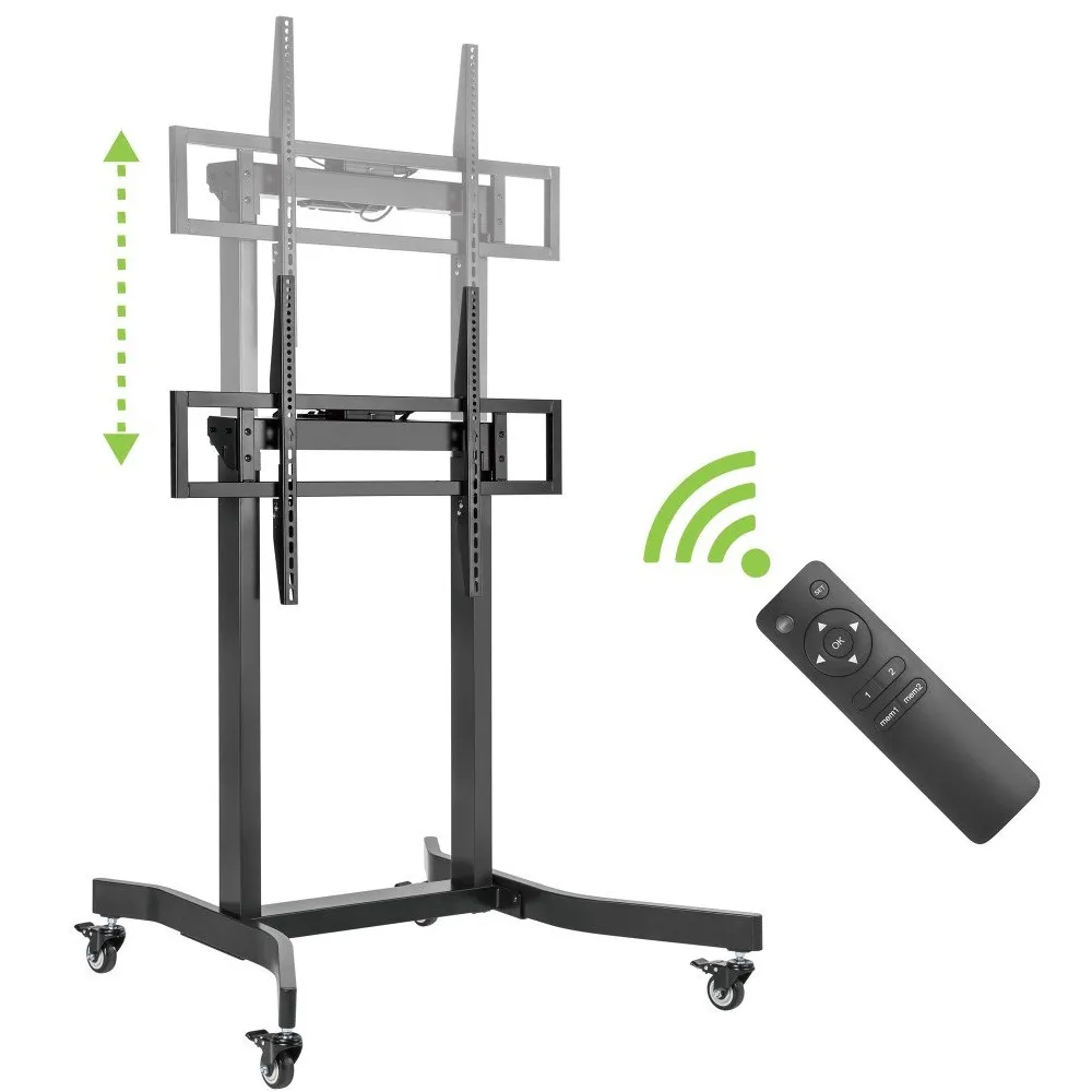 Techly ICA-TR68M Elektryczny wózek TV 55-100" na pilot - B2B Netinet