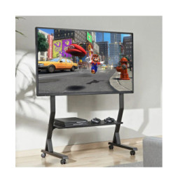 Techly 366983 Wózek do telewizora 45-90" z półką AV
