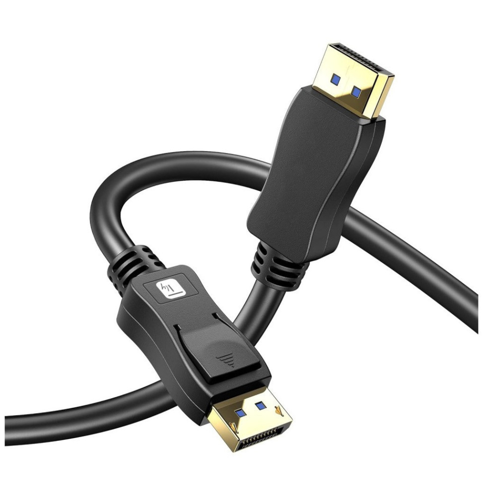 Techly 368123 Kabel DisplayPort 2.1 4K*120Hz 2m czarny