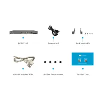 Switch zarządzalny 24x RJ45 Gigabit PoE+240W, 4x SFP+, EnGenius Cloud