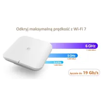 Wewnętrzny Access Point WiFi 7 802.11be, 10GbE, zarządzalny, EnGenius Cloud