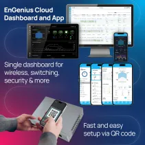 Bramka Security Gateway SD-WAN, 4x 2.5GbE, zarządzana, EnGenius Cloud