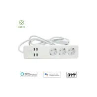 Smart listwa zasilająca 3 porty Shucko,  4 porty USB