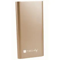 Techly 020874 Złoty Power Bank 5000mAh 2x USB-A 5V 2.1A
