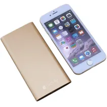 Techly 020874 Złoty Power Bank 5000mAh 2x USB-A 5V 2.1A