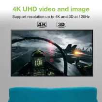 Techly 368123 Kabel DisplayPort 2.1 4K*240Hz 2m czarny