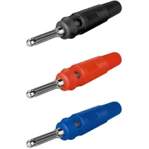 Goobay 11399 Wtyk bananowy 4mm czarny - B2B Netinet