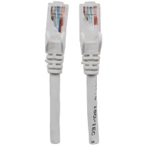 Patchcord Cat6 UTP 0,3m 100% CU szary