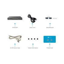 Switch zarządzalny 8x RJ45 2.5GbE PoE+ 240W, 2x SFP+, EnGenius Cloud