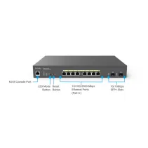 Switch zarządzalny 8x RJ45 2.5GbE PoE+ 240W, 2x SFP+, EnGenius Cloud
