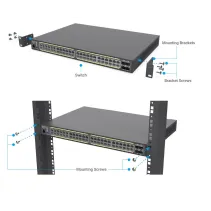 Switch zarządzalny 8x RJ45 2.5GbE PoE+ 240W, 2x SFP+, EnGenius Cloud