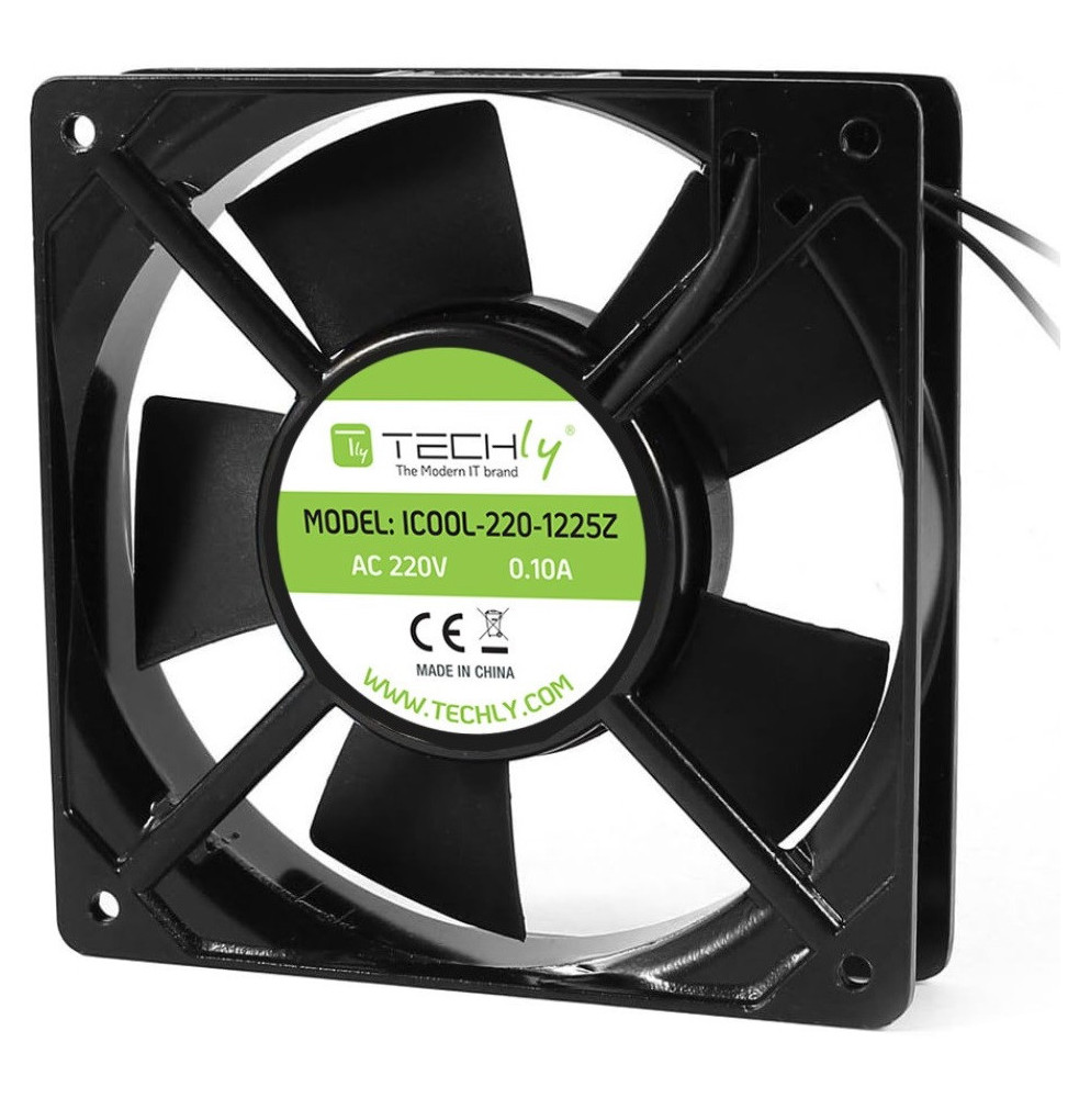 Techly 368604 Wentylator 120x120x25 mm 220V - B2B Netinet