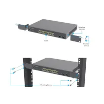 Switch zarządzalny 8x10Gb PoE++ 420W 4x SFP+ EnGenius Cloud