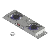 Panel chłodzący 2 wentylatory, IP55, sufitowy, z termostatem