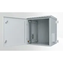 Szafa wisząca 12U Rack 19, IP55, pełne drzwi 600x450 szara