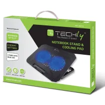 Techly 368734 Podstawka chłodąca pod laptopa 17" regulowana
