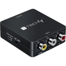 Techly 368475 Konwerter CVBS AV 3x RCA na HDMI 1080p