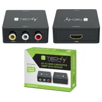 Techly 368475 Konwerter CVBS AV 3x RCA na HDMI 1080p