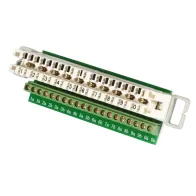 Adapter listwa przejściowa LSA z zaciskami śrubowymi, 10 par