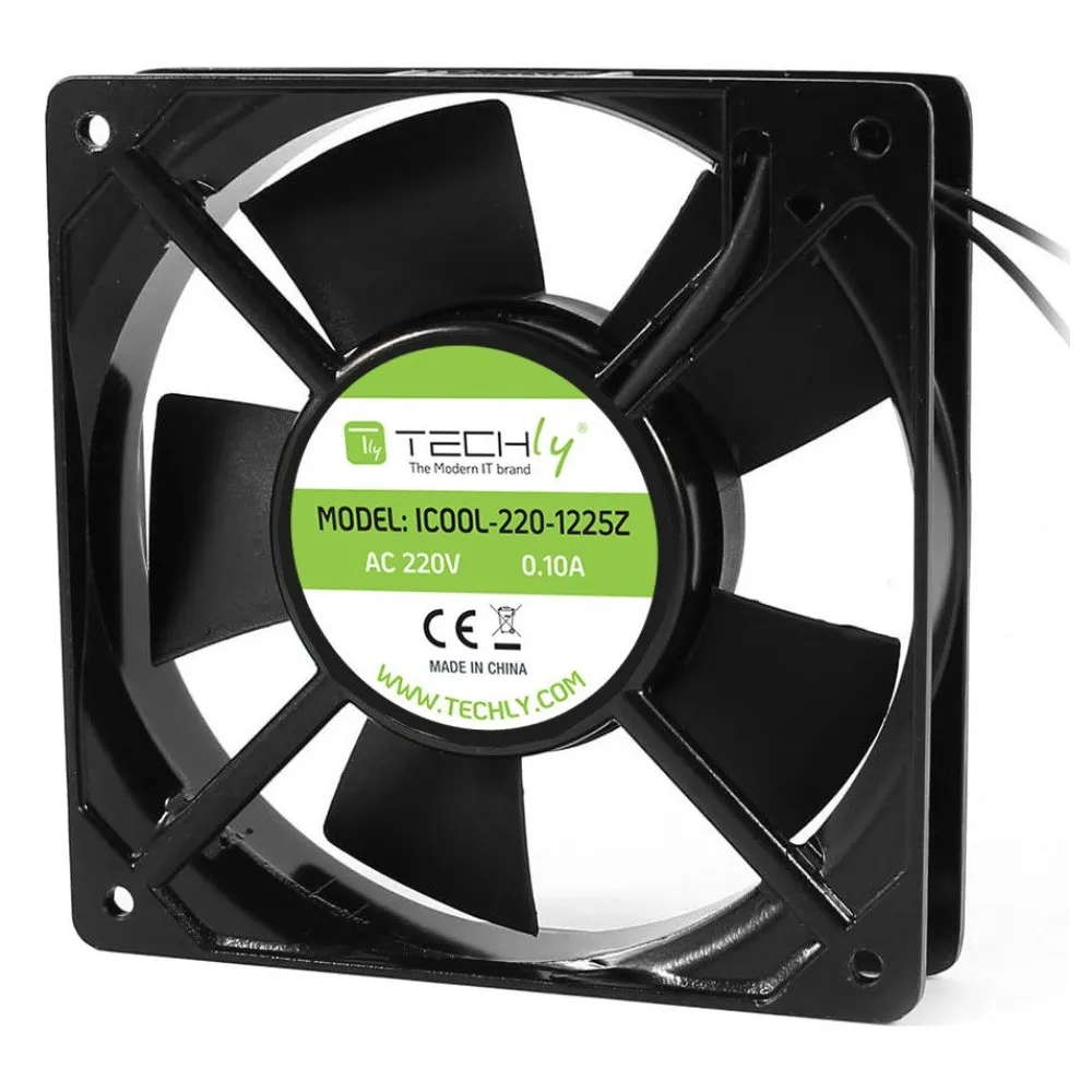 Techly 368604 Wentylator 120x120x25 mm 220V - B2B Netinet