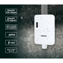 Switch zewnętrzny IP65 5-portowy Gigabit PoE Passthrough