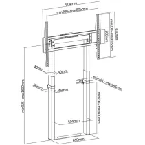 Techly 368659 Elektryczny stand do tablicy 55-100" - B2B Netinet