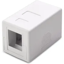 Obudowa natynkowa na 1 moduł Keystone RJ45 lub RJ11/12