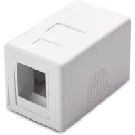 Obudowa natynkowa na 1 moduł Keystone RJ45 lub RJ11/12