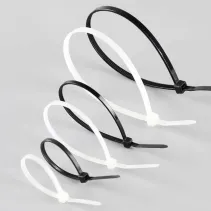 Techly 306592 Opaski zaciskowe trytki 370x3.3mm białe 100 sztuk