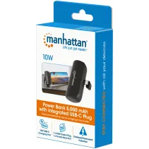 Manhattan 102636 PowerBank 5000 mAh USB-C 10W - B2B Netinet