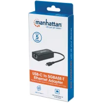 Manhattan 153461 Karta sieciowa USB-C na 5GBase-T RJ45 - B2B Netinet