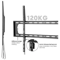 Techly 367034 Wieszak TV 60-120" ścienny slim - B2B Netinet