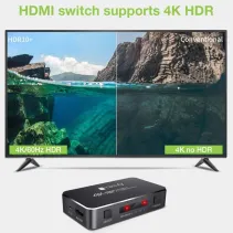Techly 367171 Switch 3x1 HDMI 4K*60Hz z pilotem - B2B Netinet