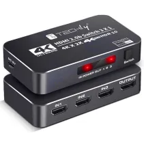 Techly 367171 Switch 3x1 HDMI 4K*60Hz z pilotem - B2B Netinet
