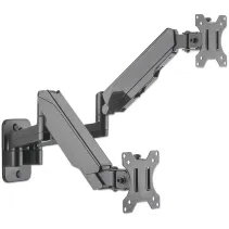 Manhattan 461627 Wieszak 2x LED/LCD 17-32" gazowy - B2B Netinet