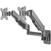 Manhattan 461627 Wieszak 2x LED/LCD 17-32" gazowy - B2B Netinet