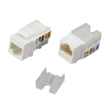 Zestaw 24 modułów Keystone Cat6 UTP z narzędziem zaciskowym