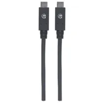 Kabel USB 3.0 przedłużacz USB-C 3.2 na USB-C 3.2 PD M/F 1m