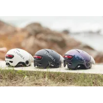 Kask Livall L23 biały 58-62cm z szybką ochronną LED/SOS - B2B Netinet