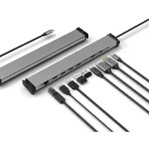 Techly 369298 Stacja dokująca USB-C - HDMI RJ45 USB-A/C - B2B Netinet