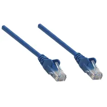 Patchcord Cat6 UTP 0,25m 100% CU niebieski