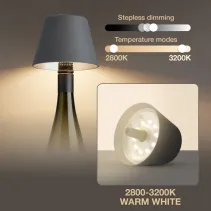 Techly 369441 Lampka LED bezprzewodowa na butelkę - B2B Netinet