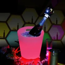 Techly 369007 Świecące wiaderko do lodu LED RGB - B2B Netinet