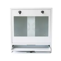Szafa na Komputer Przemysłowy PC i Monitor LED/LCD 22 biała