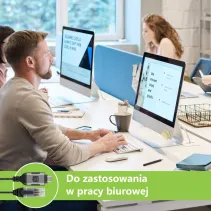 Adapter/kabel sieciowy USB-C na Gigabit Ethernet RJ45 1m