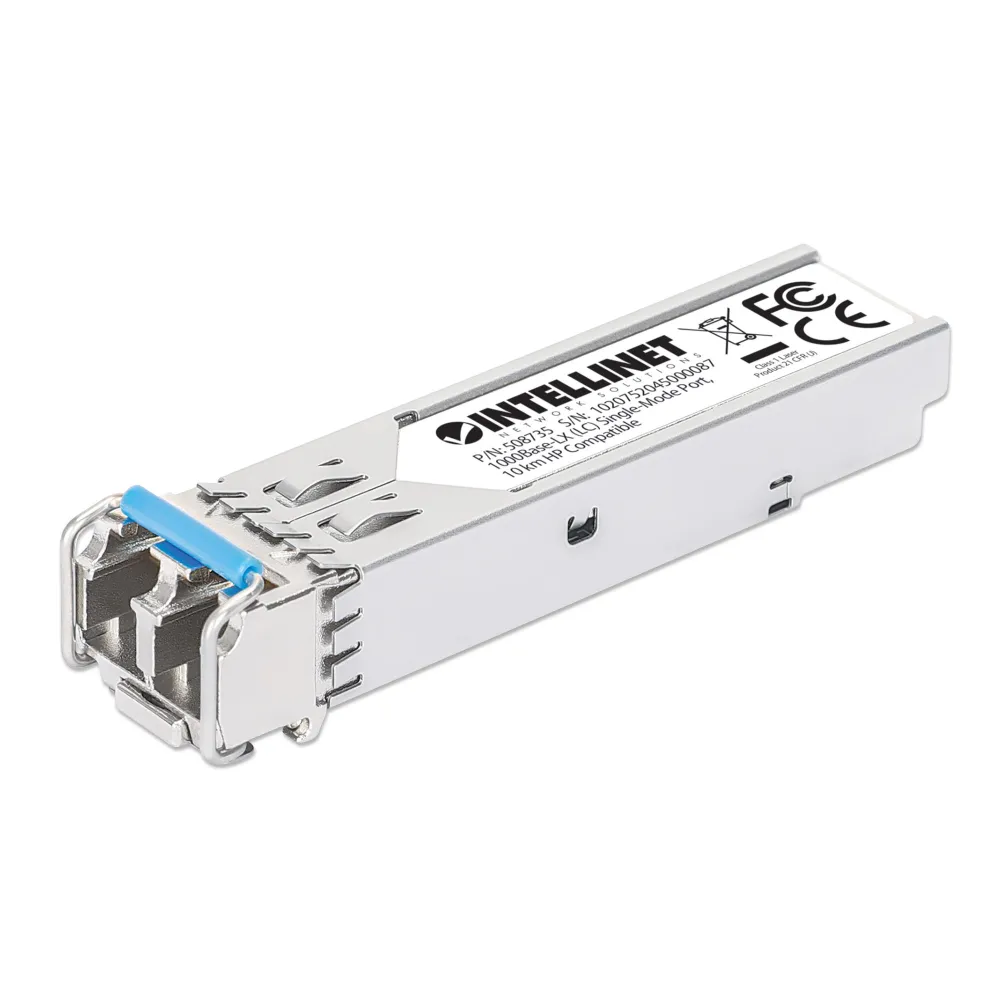 Moduł SFP 1G, LC Duplex SM, 10km, 1000Base-LX, 1310 nm, miniGBIC, HPE