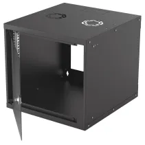 Szafa wisząca Rack 19" 9U 540/560 czarna, do złożenia