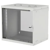 Szafa wisząca Rack 19" 9U 540/400 szara, do złożenia